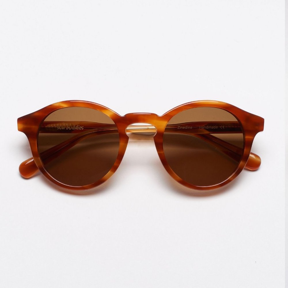 Sun Buddies Eyewear Sunglasses Model ZINEDINE Brown Smoke SunBuddies